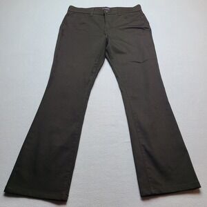 NYDJ Billie Mini Bootcut Pants Womens 12 Black Excellent Lift Tuck Stretch